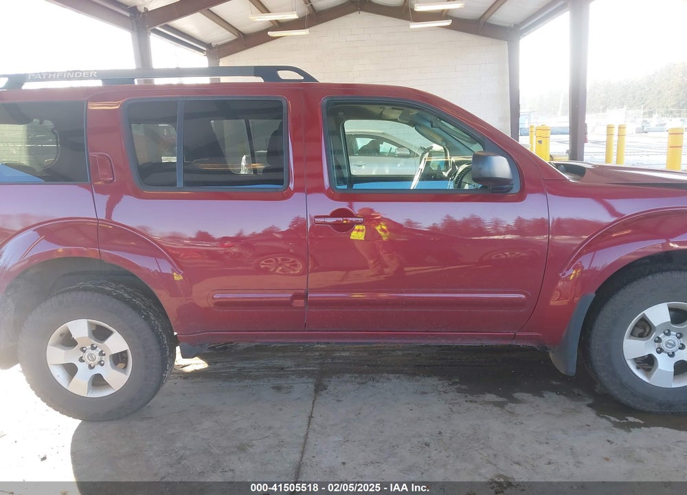 2006 NISSAN PATHFINDER S VIN: 5N1AR18W26C621820