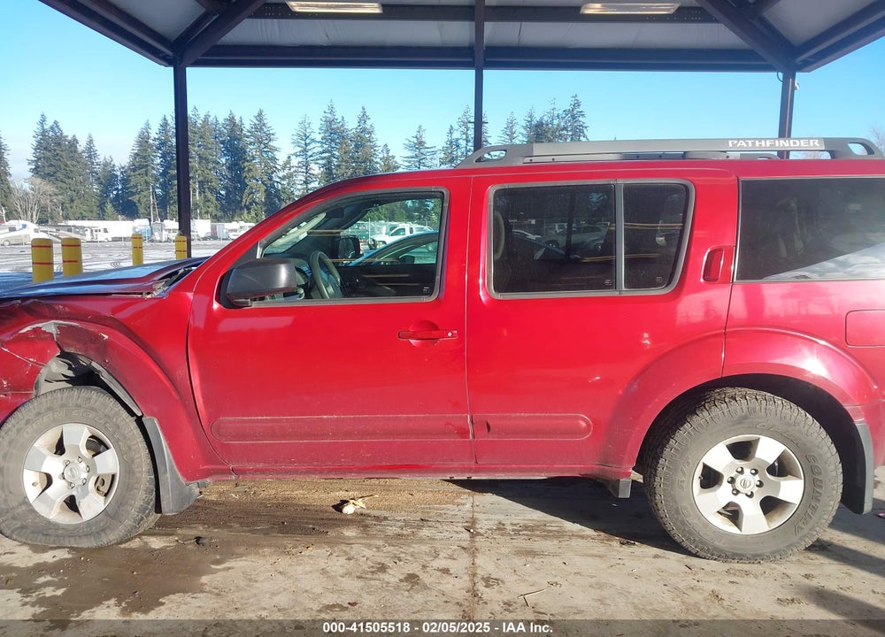 2006 NISSAN PATHFINDER S VIN: 5N1AR18W26C621820
