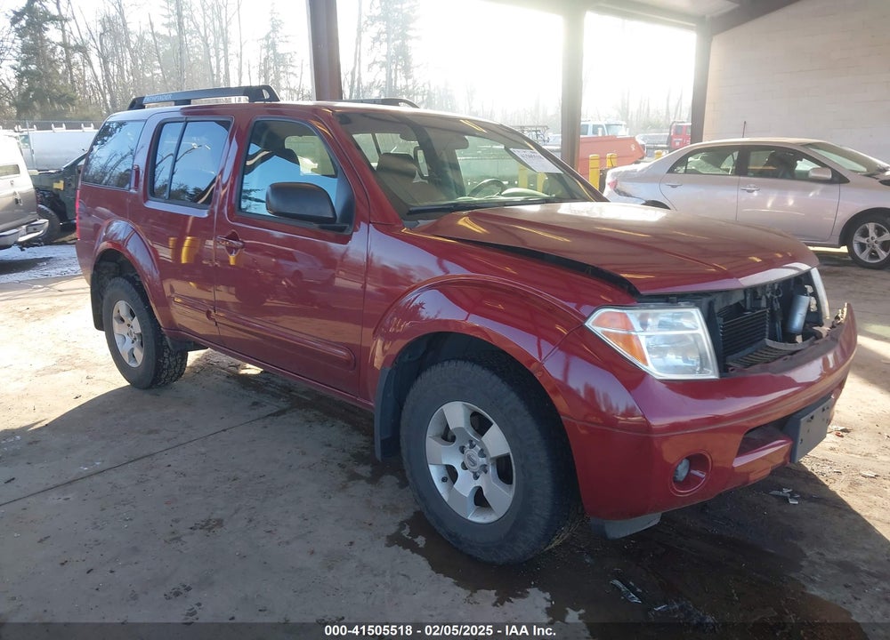 2006 NISSAN PATHFINDER S VIN: 5N1AR18W26C621820