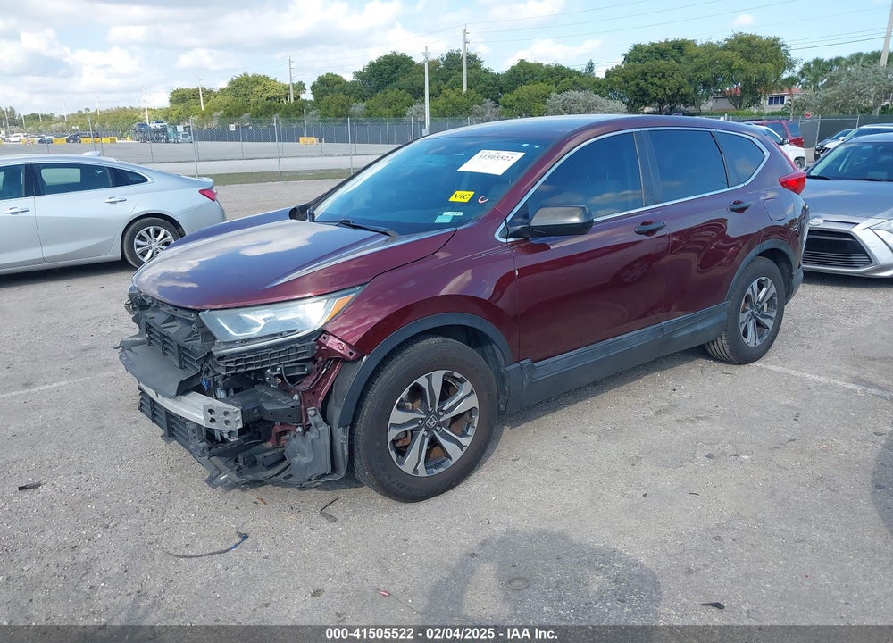 2019 HONDA CR-V LX VIN: 2HKRW5H34KH407844