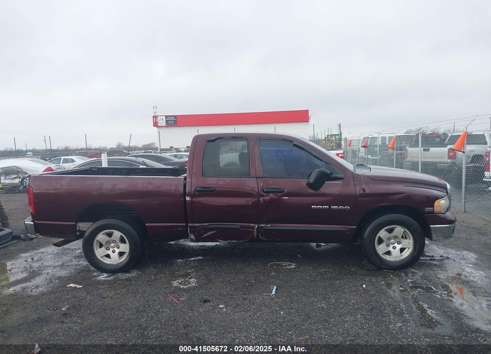 2005 DODGE RAM 1500 SLT/LARAMIE VIN: 1D7HA18D55S103218