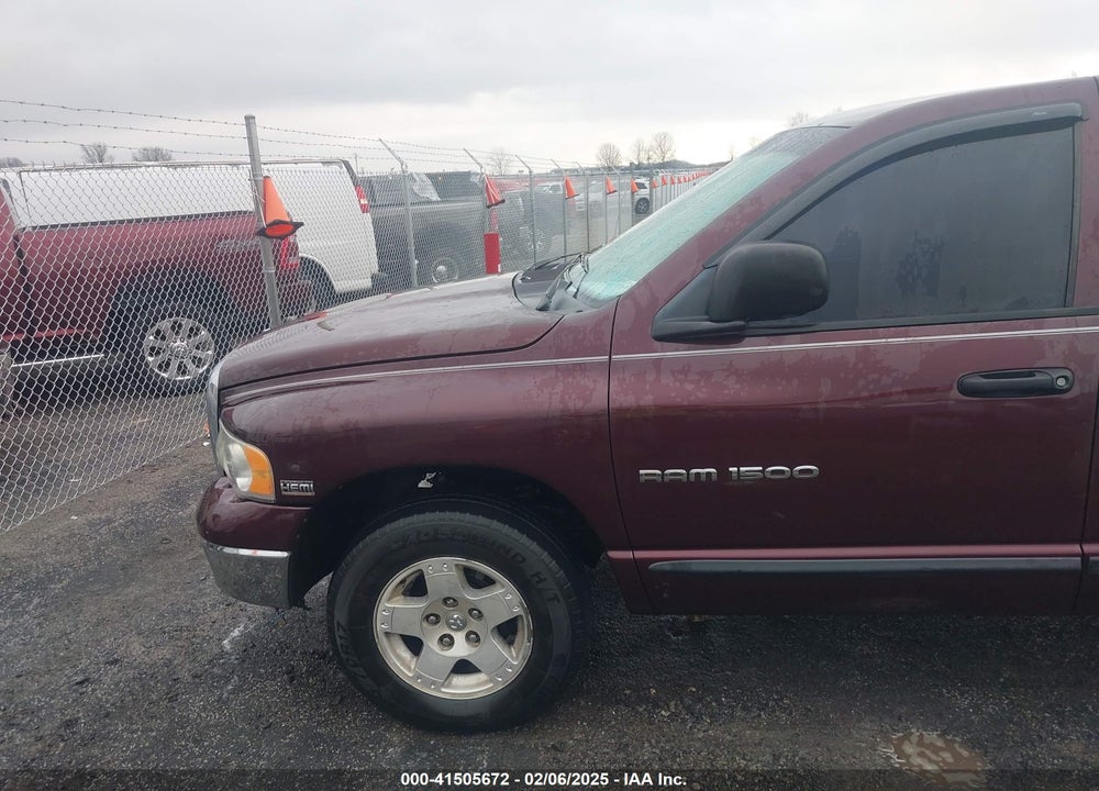 2005 DODGE RAM 1500 SLT/LARAMIE VIN: 1D7HA18D55S103218