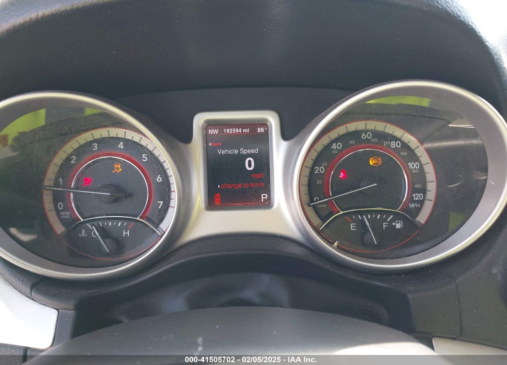 2014 DODGE JOURNEY VIN: 3C4PDCBGXET154921