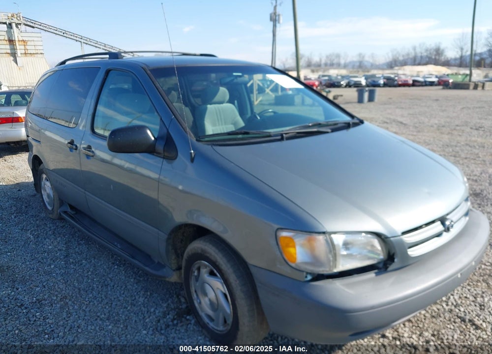 2000 TOYOTA SIENNA CE VIN: 4T3ZF19C8YU272134
