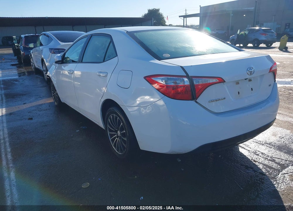 2016 TOYOTA COROLLA VIN: 5YFBURHEXGP397847