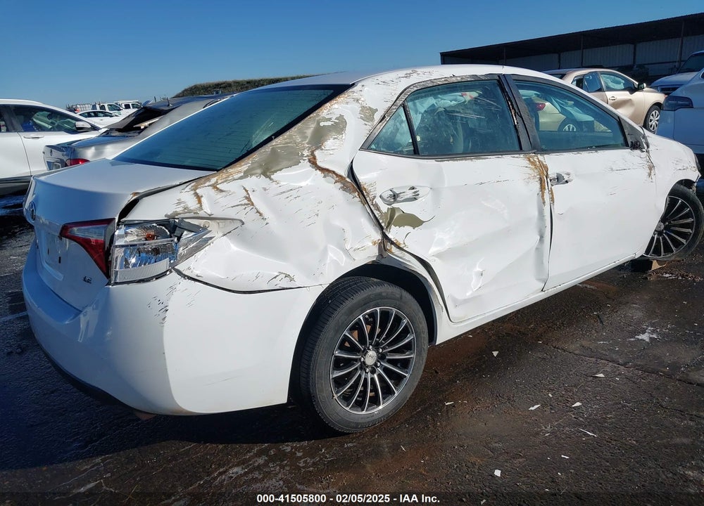 2016 TOYOTA COROLLA VIN: 5YFBURHEXGP397847