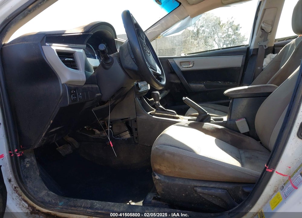 2016 TOYOTA COROLLA VIN: 5YFBURHEXGP397847
