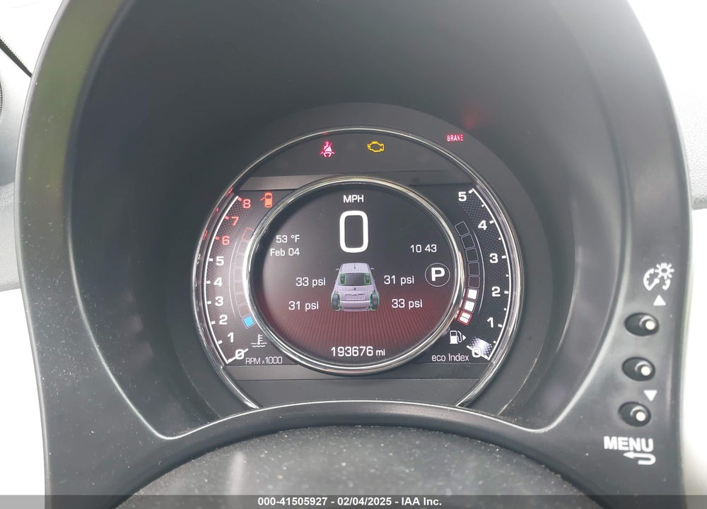 2015 FIAT 500 SPORT VIN: 3C3CFFBRXFT601782