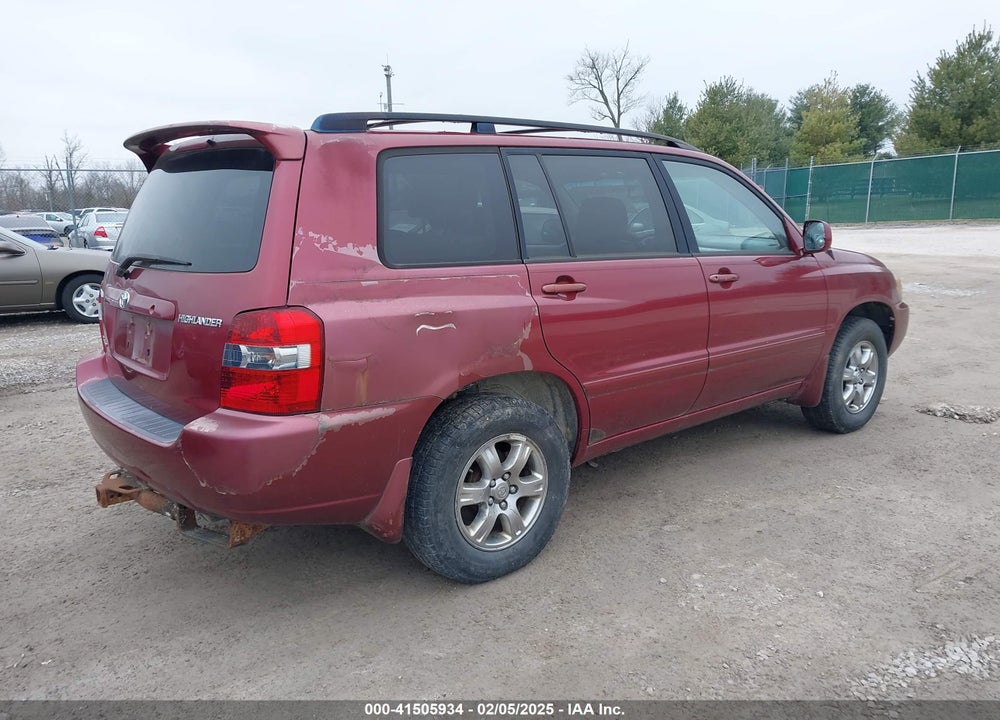 2007 TOYOTA HIGHLANDER VIN: JTEHP21A670194069