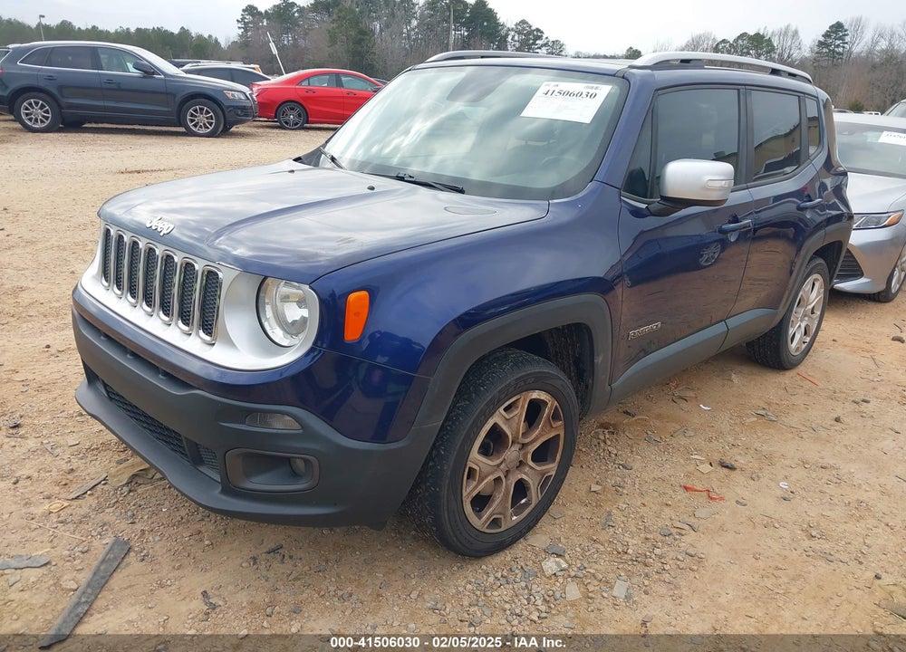 2017 JEEP RENEGADE LIMITED 4X4 VIN: ZACCJBDB9HPE72768