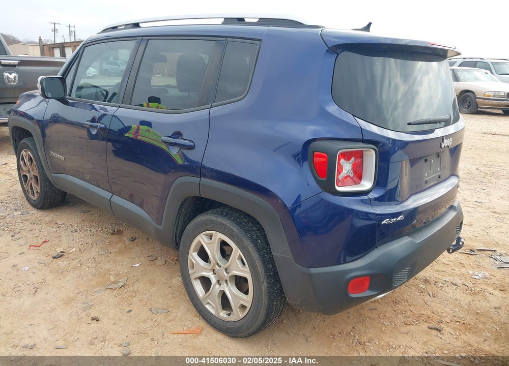2017 JEEP RENEGADE LIMITED 4X4 VIN: ZACCJBDB9HPE72768