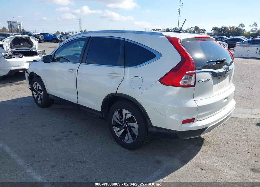 2015 HONDA CR-V TOURING VIN: 5J6RM3H91FL024020
