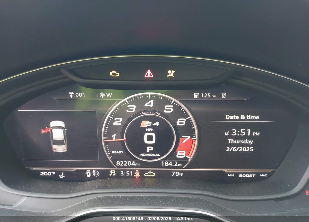 2018 AUDI S4 VIN: WAUB4AF43JA002301
