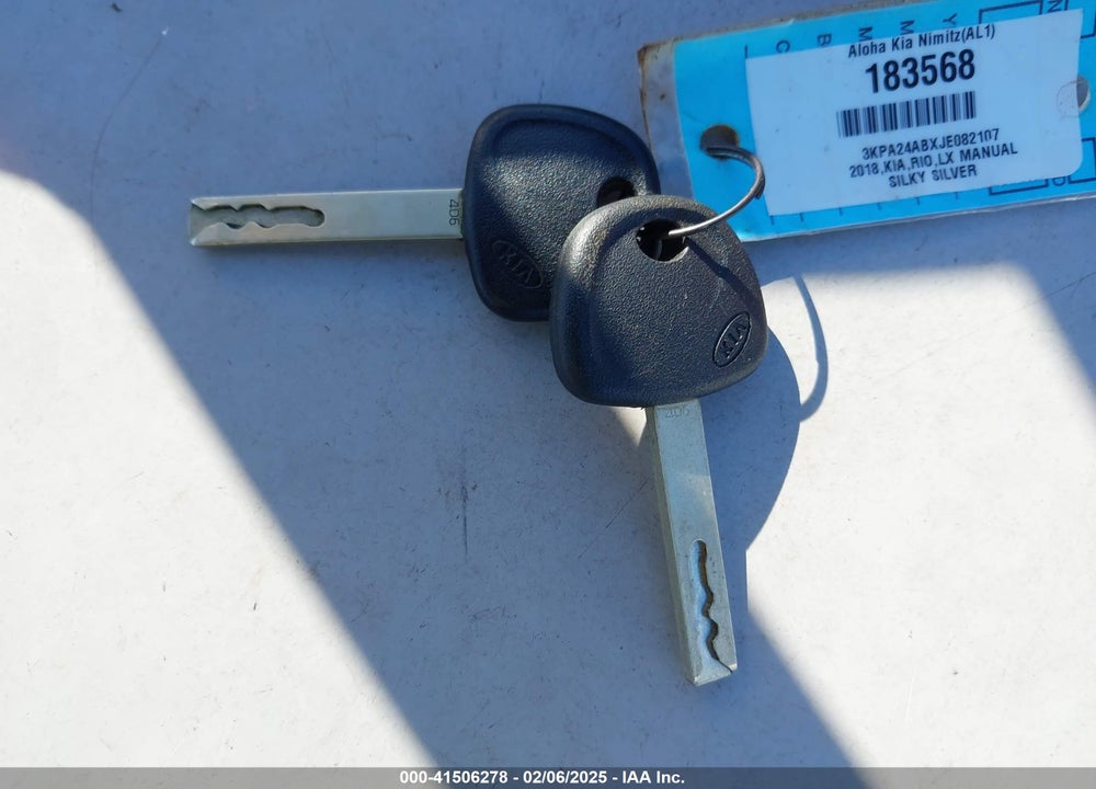 2018 KIA RIO LX VIN: 3KPA24ABXJE082107