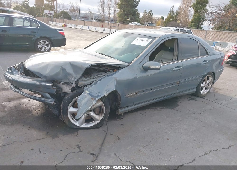 2006 MERCEDES-BENZ C 230 VIN: WDBRF52H26A899855