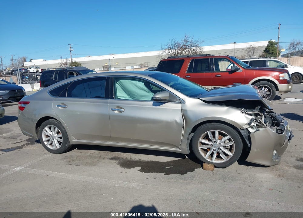 2013 TOYOTA AVALON XLE PREMIUM VIN: 4T1BK1EB0DU056825