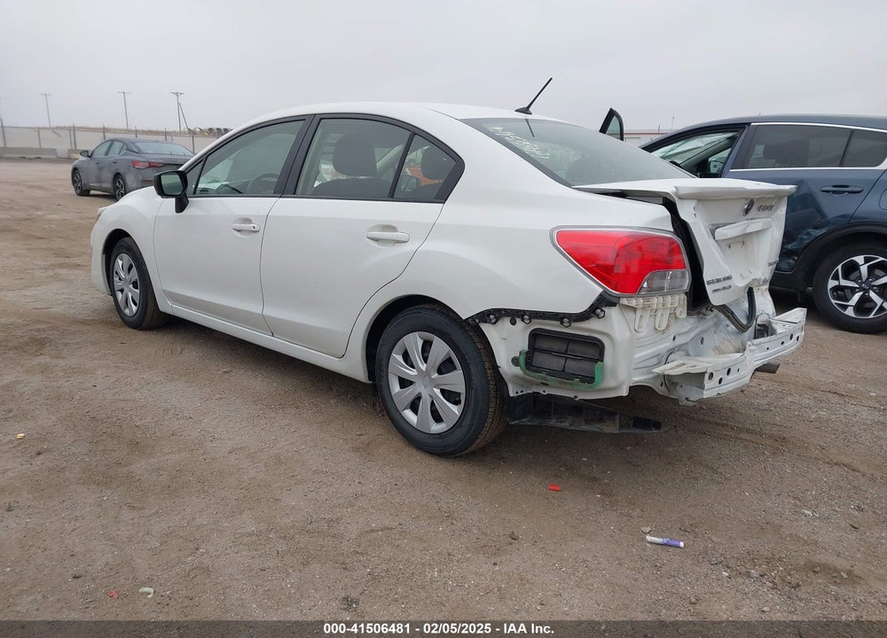 2016 SUBARU IMPREZA VIN: JF1GJAA67GH002009