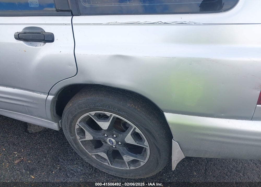 2002 SUBARU FORESTER S VIN: JF1SF65622H713337