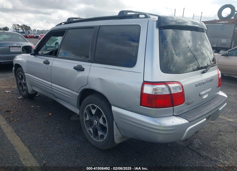 2002 SUBARU FORESTER S VIN: JF1SF65622H713337
