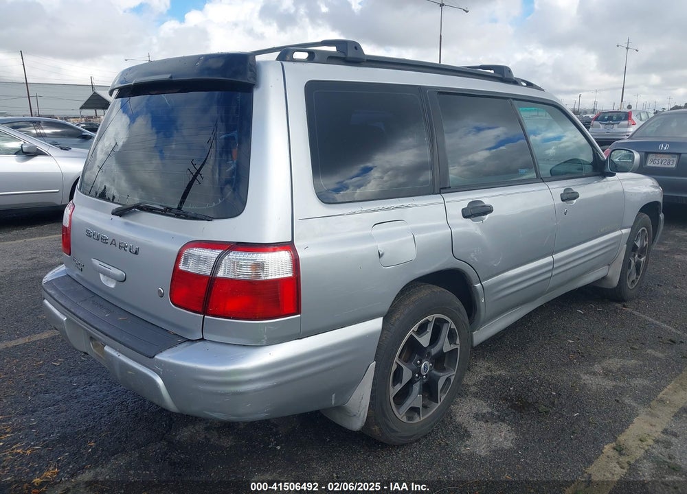 2002 SUBARU FORESTER S VIN: JF1SF65622H713337