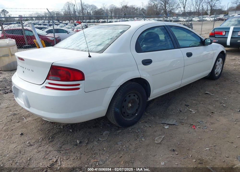 2004 DODGE STRATUS SE VIN: 1B3EL36RX4N395612