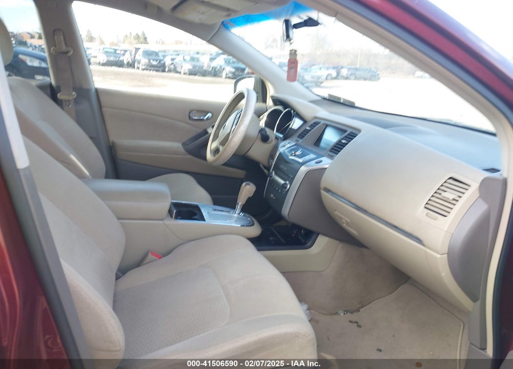 2009 NISSAN MURANO S VIN: JN8AZ18W39W153625