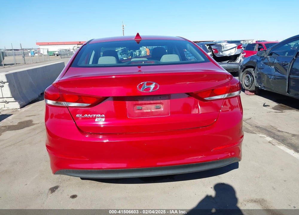 2017 HYUNDAI ELANTRA VIN: KMHD74LF1HU382852