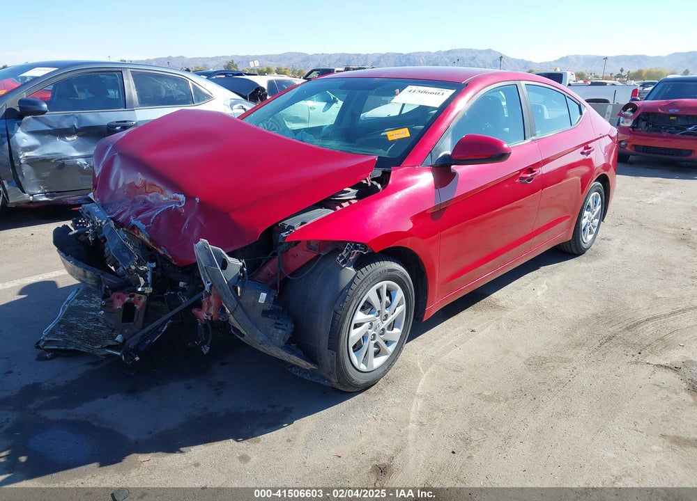 2017 HYUNDAI ELANTRA VIN: KMHD74LF1HU382852