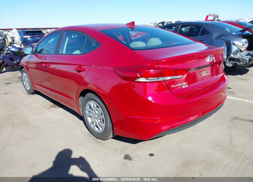 2017 HYUNDAI ELANTRA VIN: KMHD74LF1HU382852