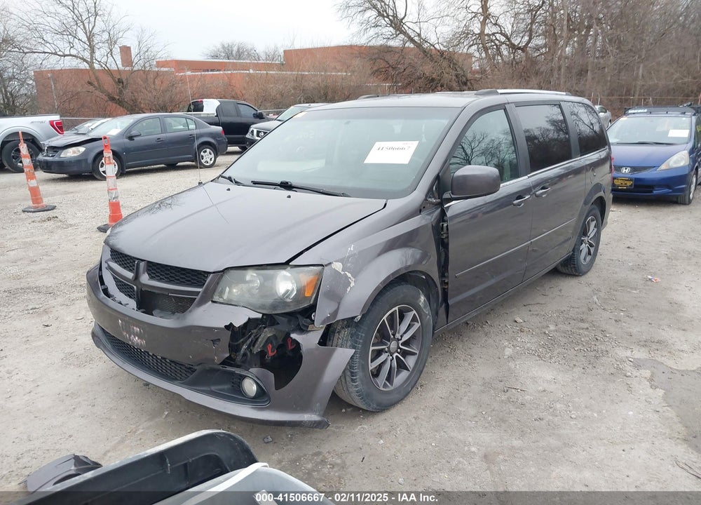 2017 DODGE GRAND CARAVAN SXT VIN: 2C4RDGCG2HR566918
