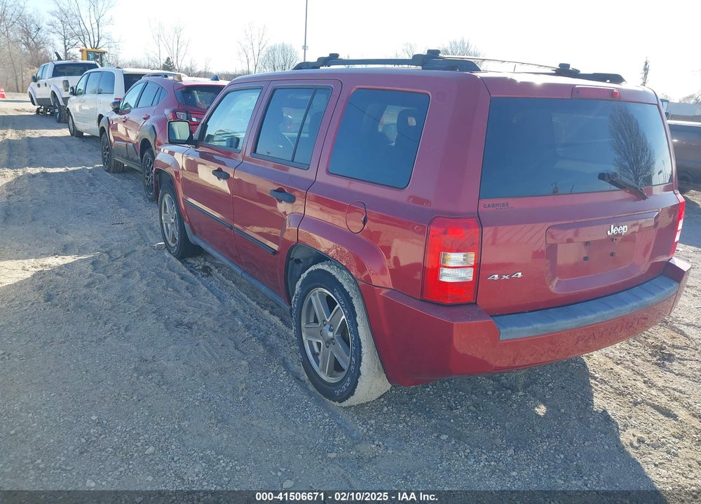 2007 JEEP PATRIOT SPORT VIN: 1J8FF28W27D393797