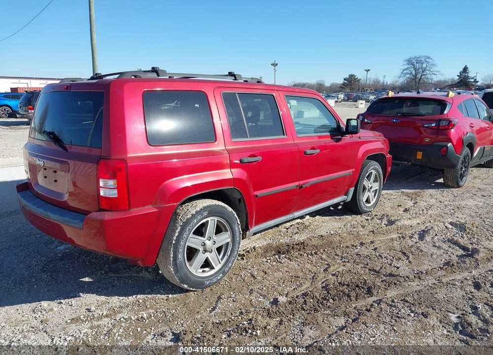 2007 JEEP PATRIOT SPORT VIN: 1J8FF28W27D393797