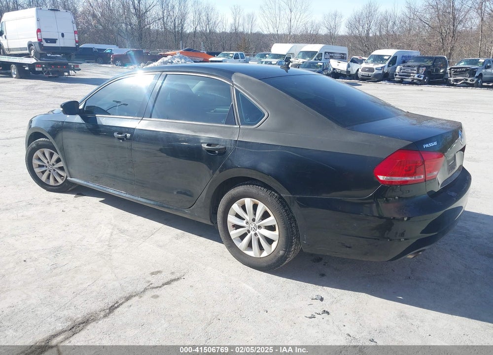 2013 VOLKSWAGEN PASSAT VIN: 1VWAH7A34DC007694