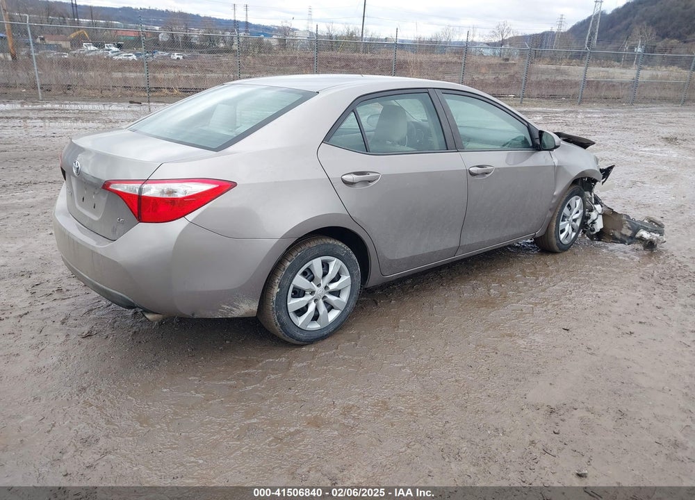 2016 TOYOTA COROLLA VIN: 2T1BURHE6GC696722