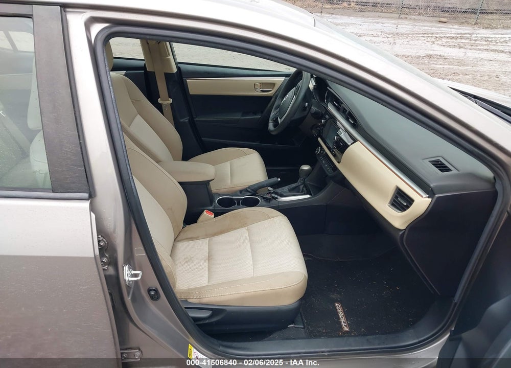 2016 TOYOTA COROLLA VIN: 2T1BURHE6GC696722