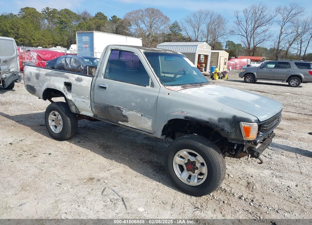 1991 TOYOTA PICKUP 1/2 TON SHT WHEELBASE DLX VIN: JT4VN01D8M2012108