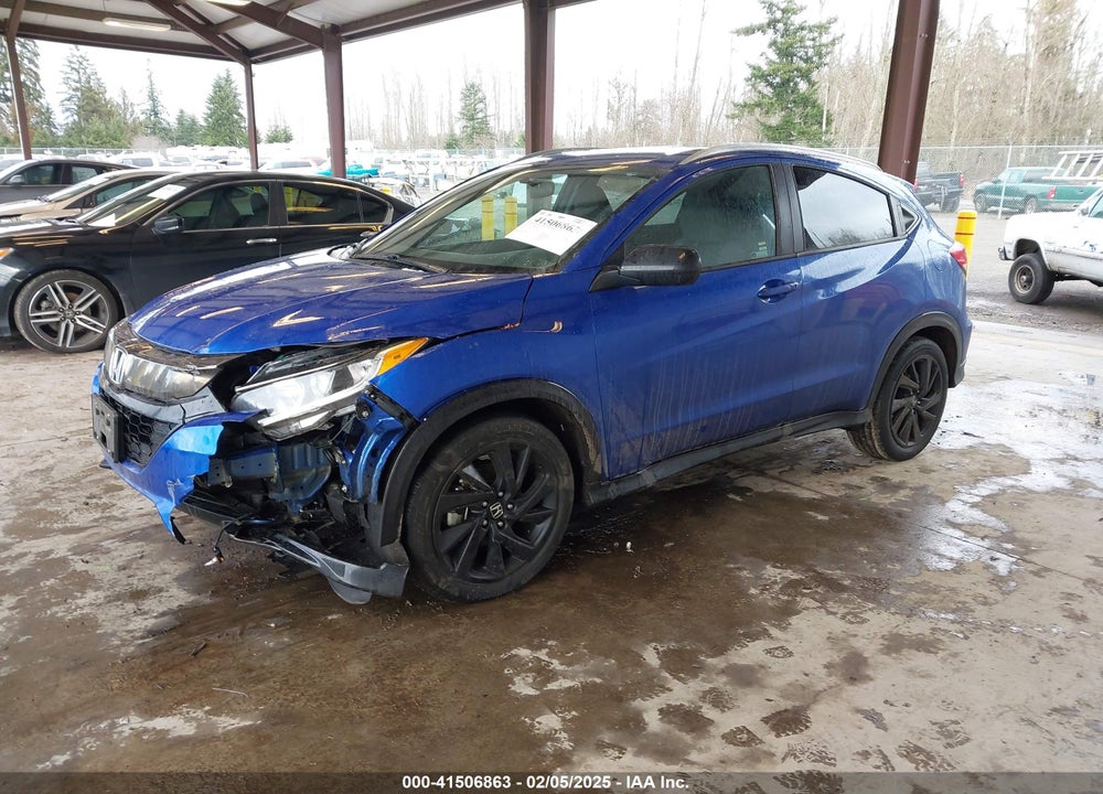 2021 HONDA HR-V AWD SPORT VIN: 3CZRU6H12MM728623