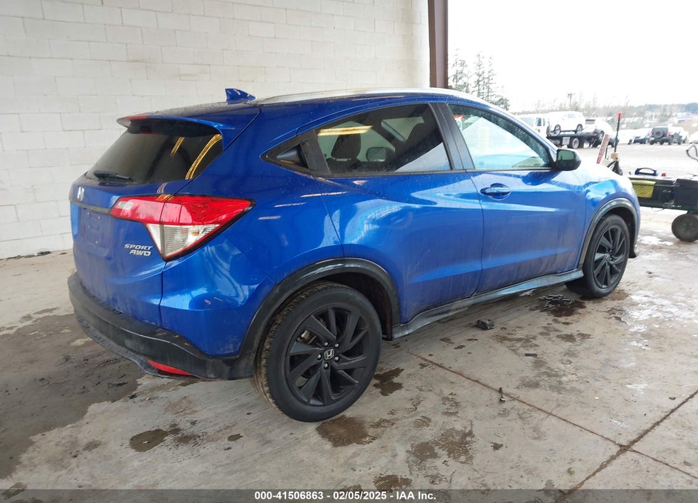 2021 HONDA HR-V AWD SPORT VIN: 3CZRU6H12MM728623
