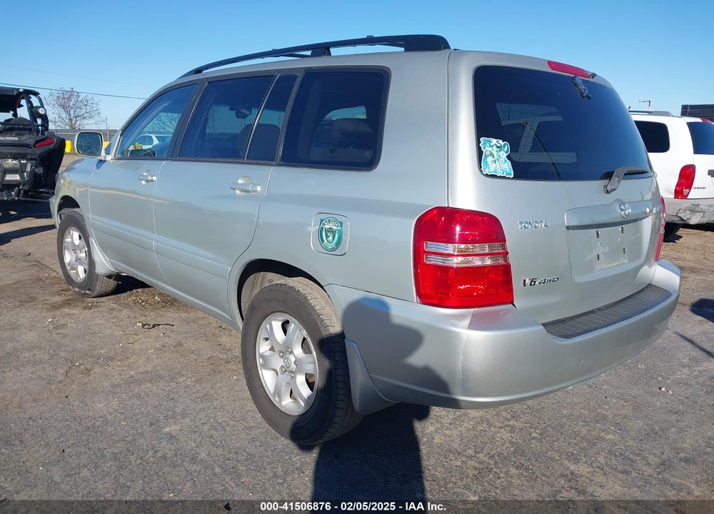 2003 TOYOTA HIGHLANDER V6 VIN: JTEHF21A130145570