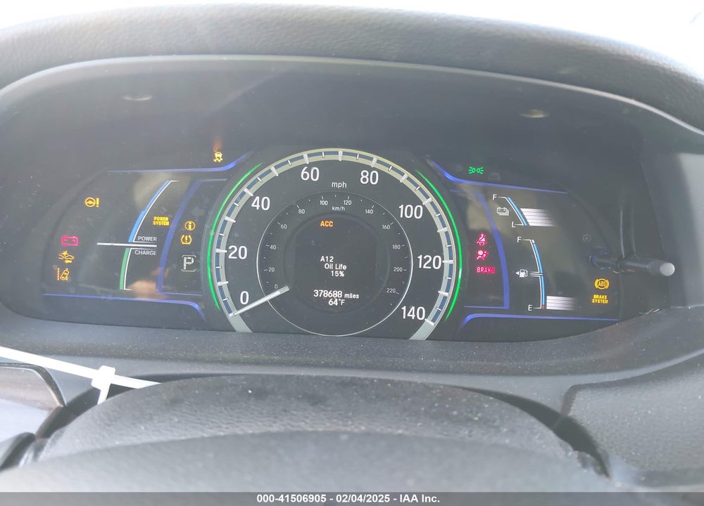 2017 HONDA ACCORD HYBRID VIN: JHMCR6F3XHC016254