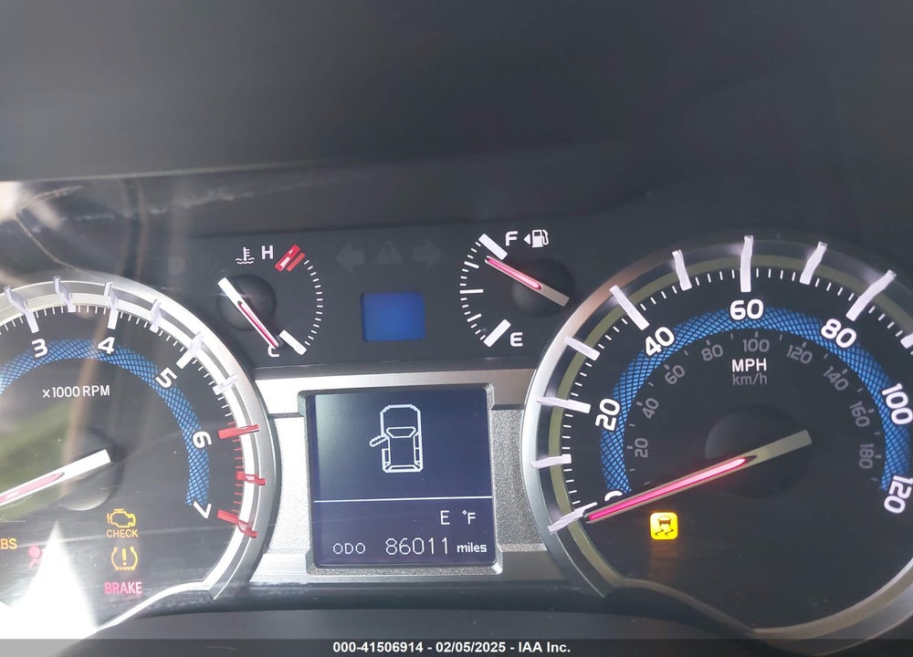 2018 TOYOTA 4RUNNER VIN: JTEBU5JR3J5597331