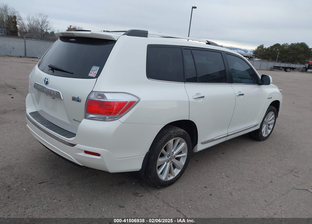 2011 TOYOTA HIGHLANDER HYBRID LIMITED V6 VIN: JTEDC3EH0B2002410