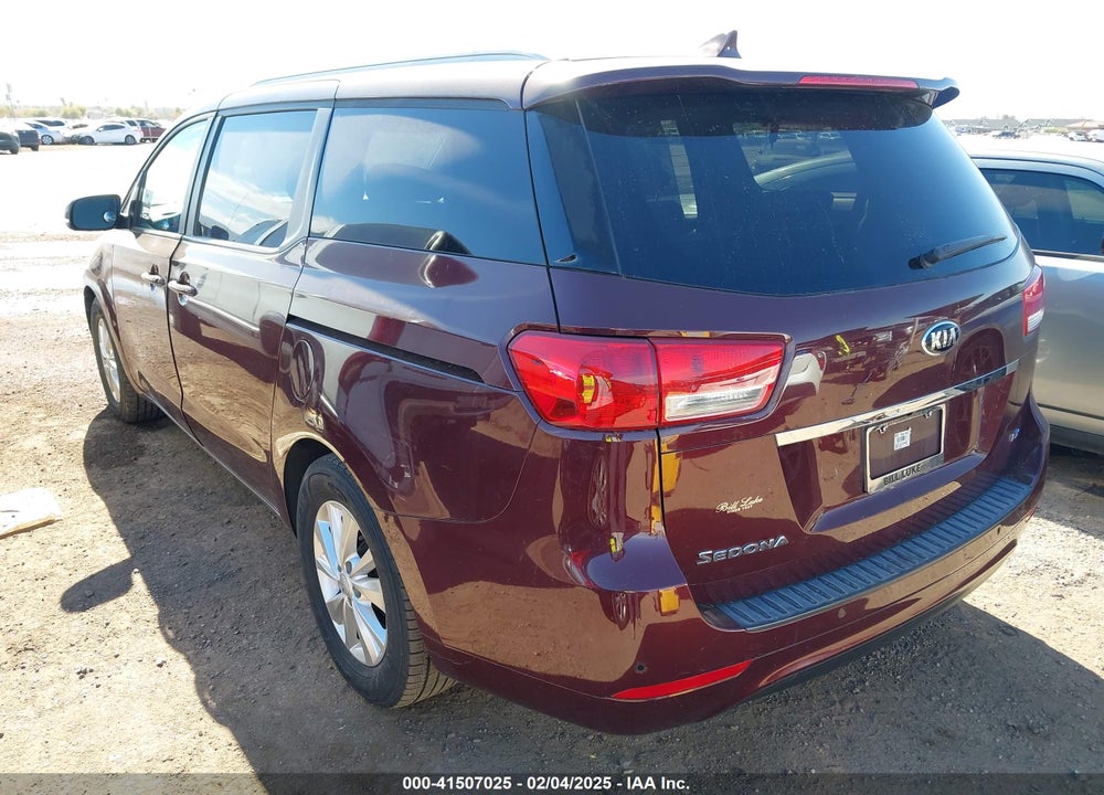 2016 KIA SEDONA VIN: KNDMB5C10G6149254