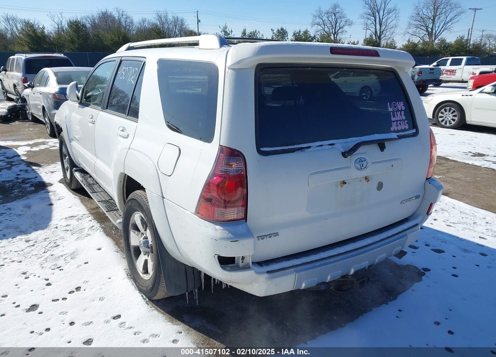 2004 TOYOTA 4RUNNER LIMITED V8 VIN: JTEBT17R348009451