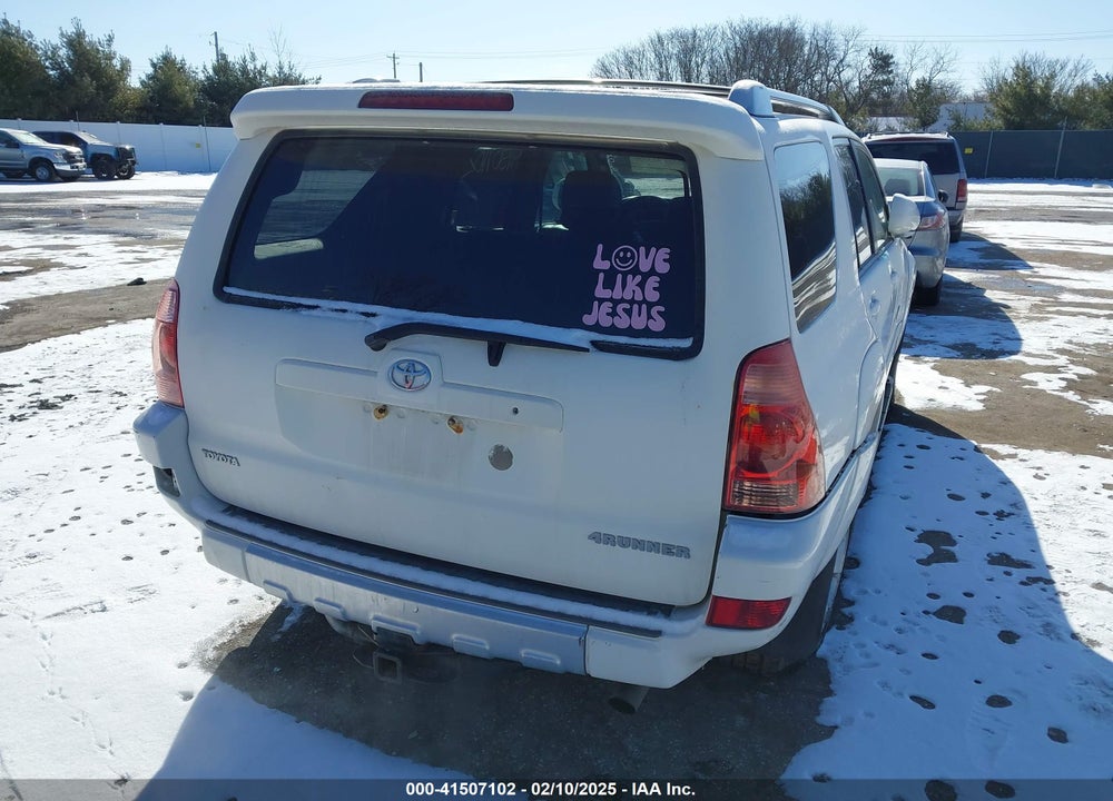 2004 TOYOTA 4RUNNER LIMITED V8 VIN: JTEBT17R348009451