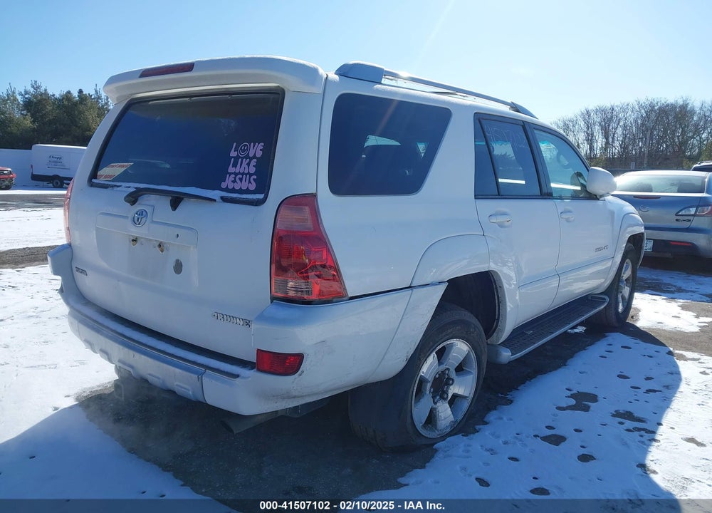 2004 TOYOTA 4RUNNER LIMITED V8 VIN: JTEBT17R348009451