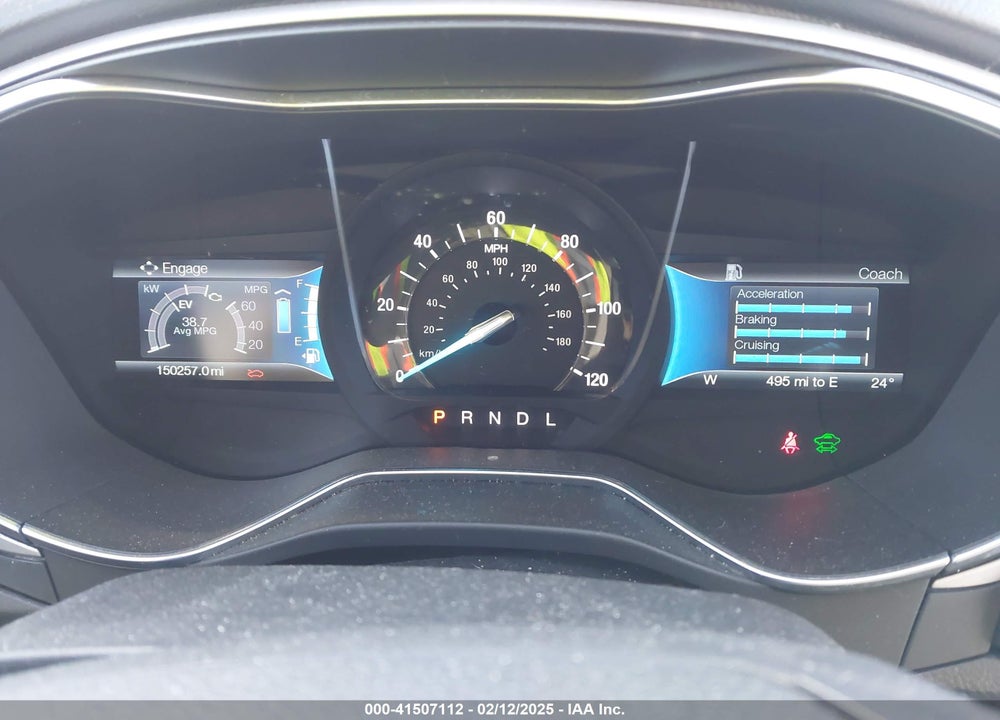 2015 FORD FUSION HYBRID S VIN: 3FA6P0UU0FR307900