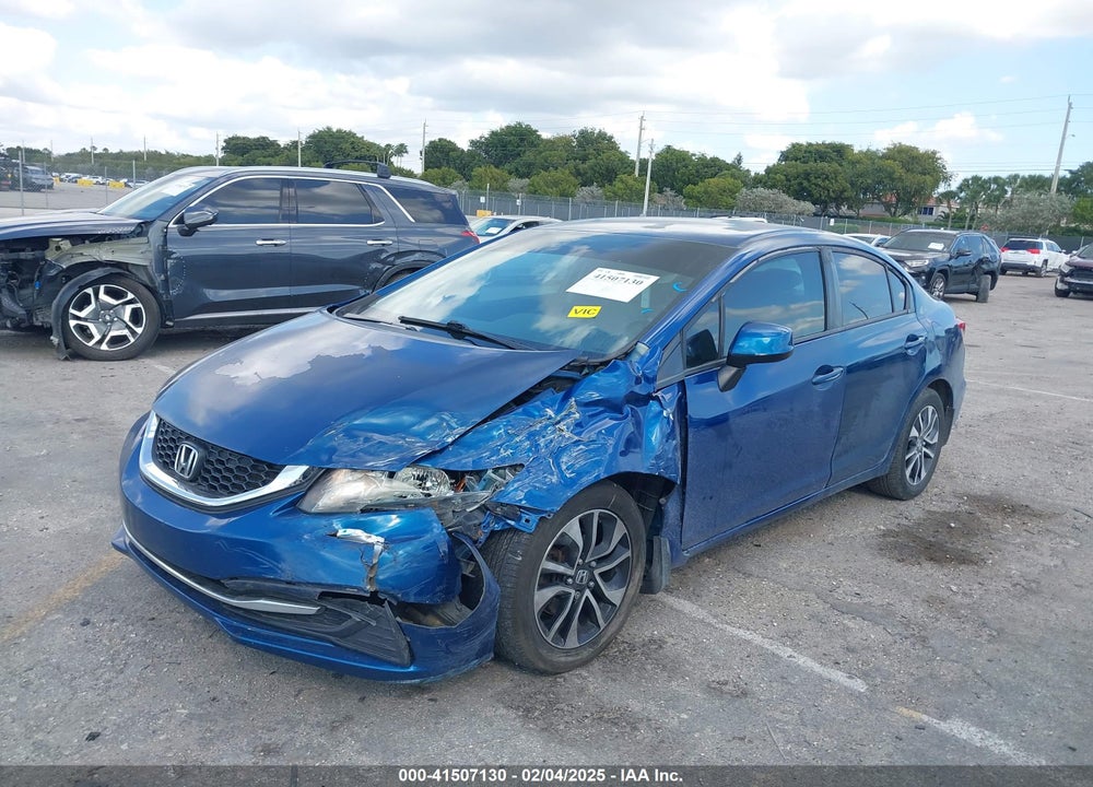 2013 HONDA CIVIC LX VIN: 19XFB2F59DE245055