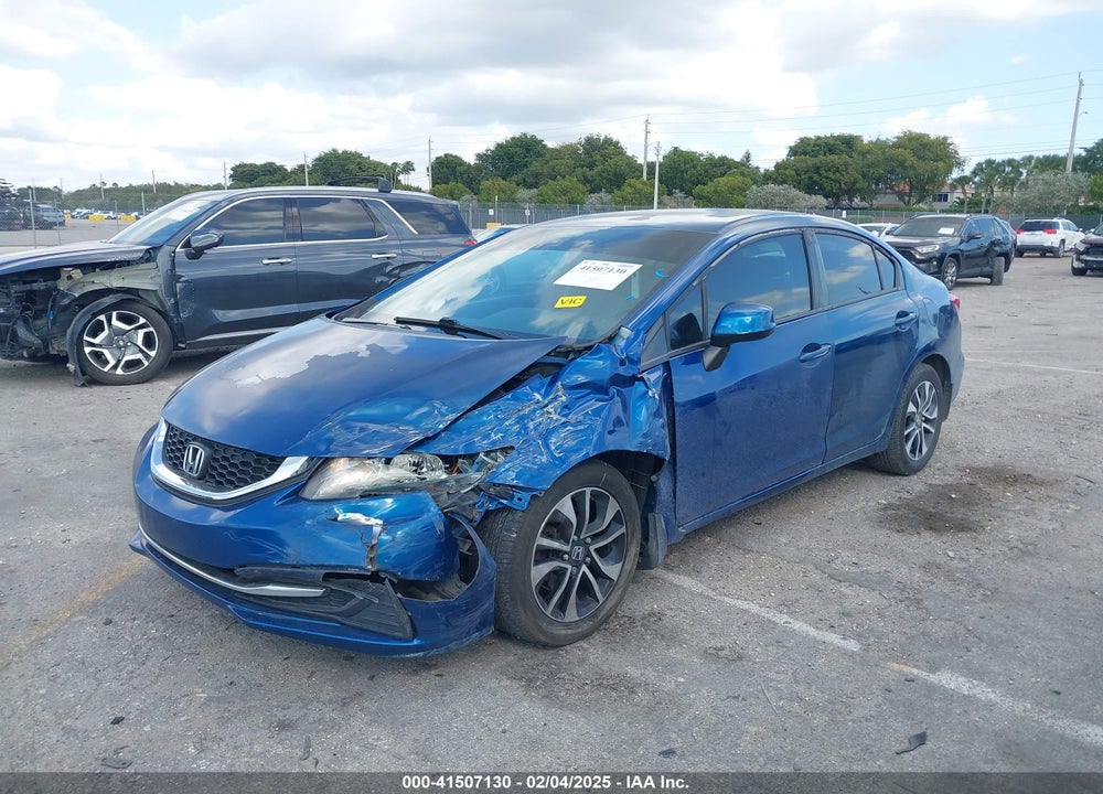 2013 HONDA CIVIC LX VIN: 19XFB2F59DE245055
