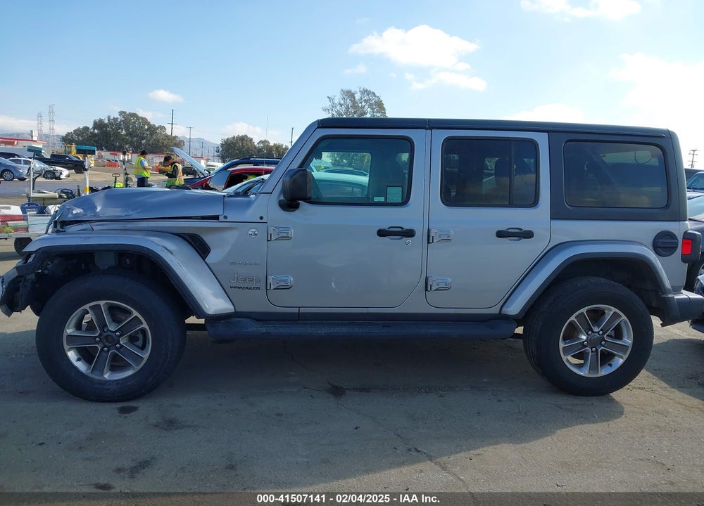 2020 JEEP WRANGLER UNLIMITED SAHARA 4X4 VIN: 1C4HJXENXLW230207